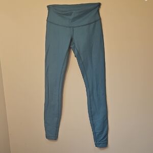 Lululemon Chic Blue High-Waisted Full Length Leggings